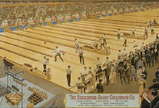 1909 Nba Tournament Print Dr Jake S Bowling History Blog
